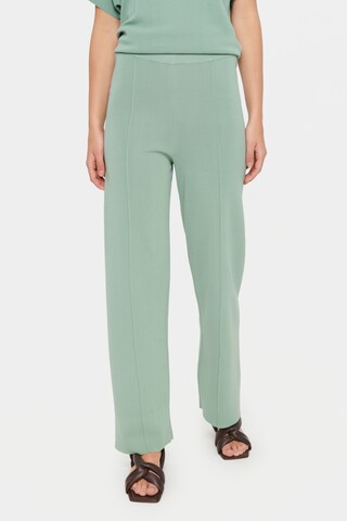 SAINT TROPEZ Loose fit Pants 'Veona' in Green: front