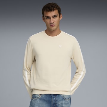 PUMA Sports sweatshirt 'Essentials Elevated' in Beige: front