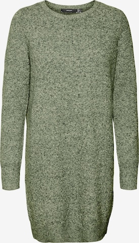 VERO MODA Knitted dress 'Doffy' in Green: front