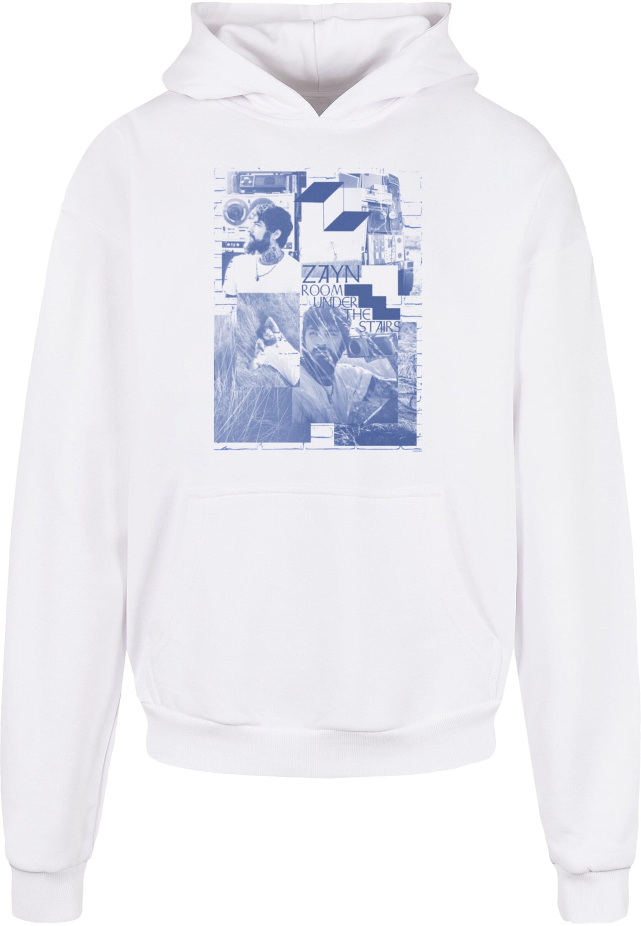 Sweat-shirt 'Zayn' Merchcode en blanc : devant