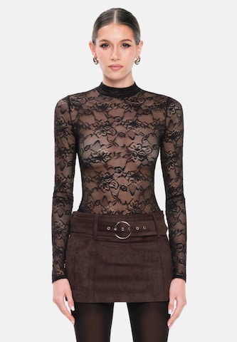 OW Collection Shirtbody 'Lydia' i sort