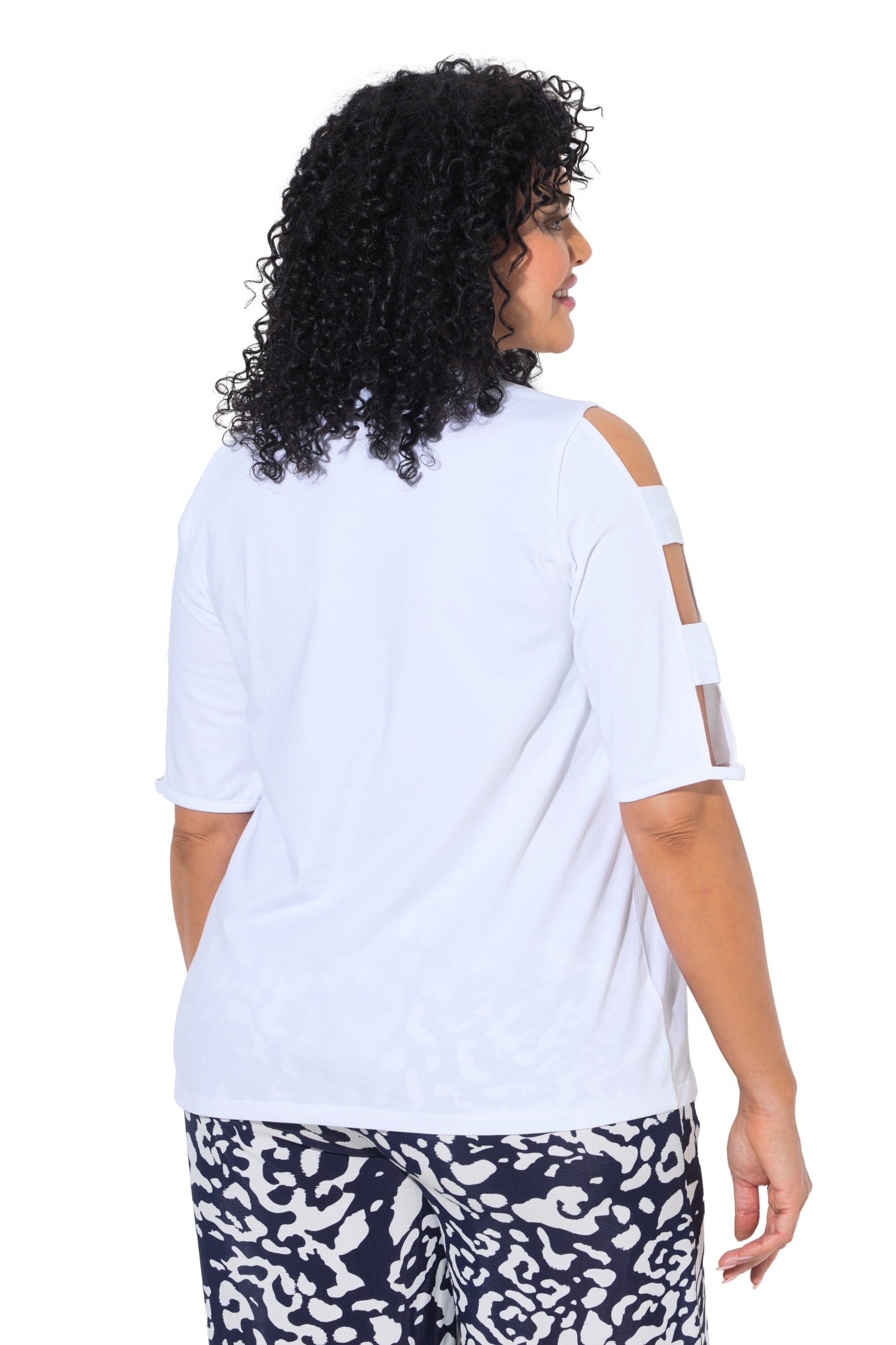 Ulla Popken T-Shirt in Weiß