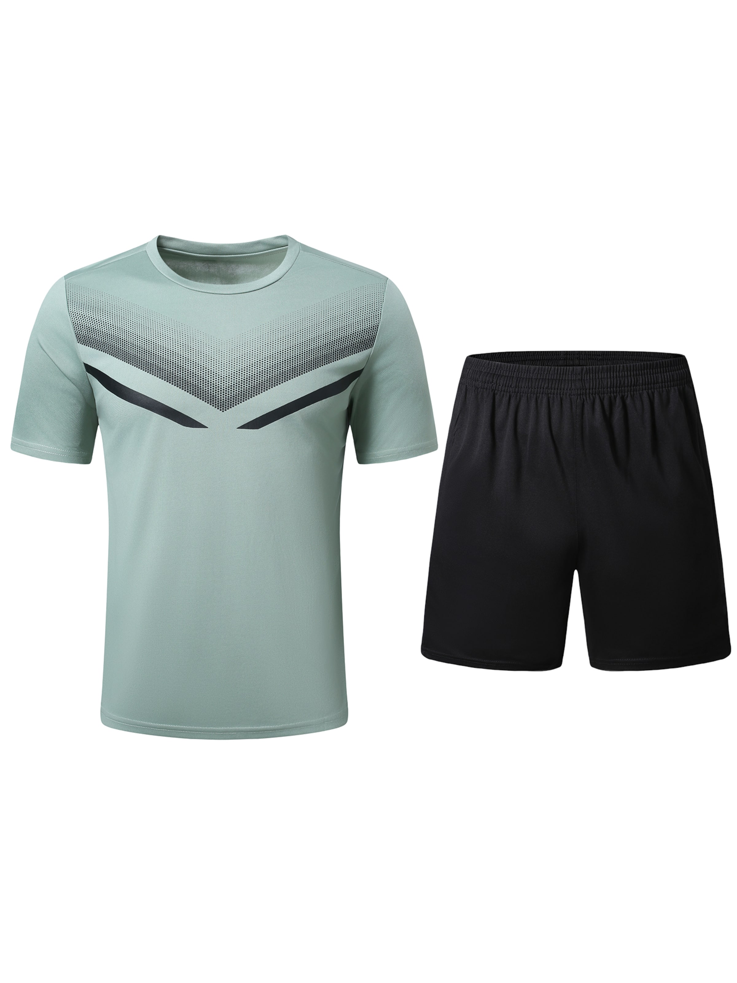 Youthup Tracksuit 'Belüftung' in Green: front