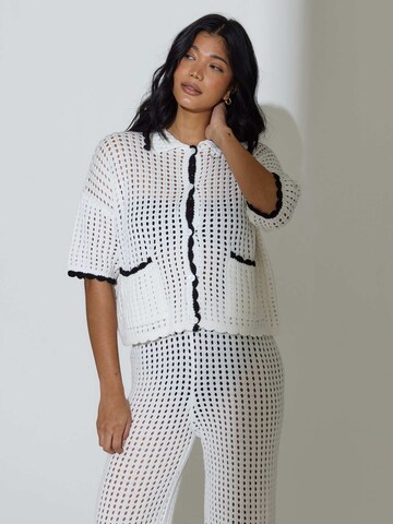 Cardigan South Beach en blanc