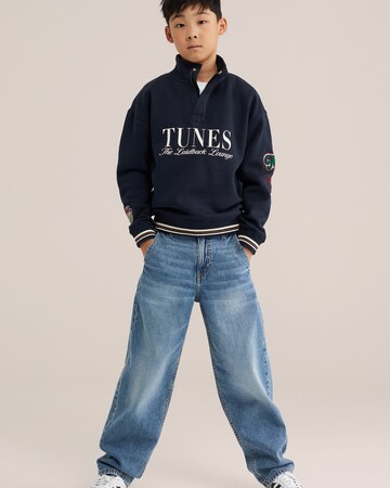 Sweat WE Fashion en bleu