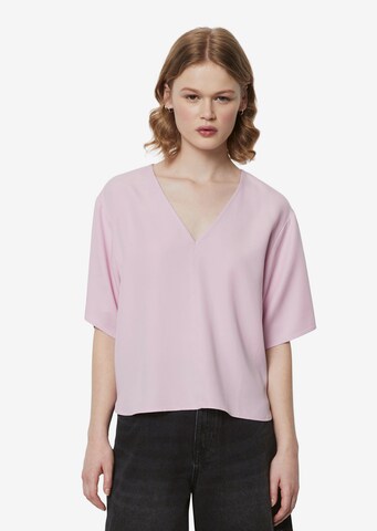 Marc O'Polo DENIM Blouse in Pink: front