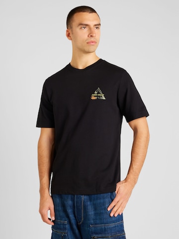 JACK & JONES Shirt 'STAGGER' in Zwart: voorkant