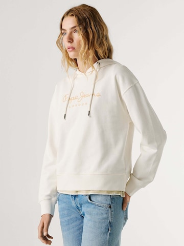 Sweat-shirt 'MATY' Pepe Jeans en blanc
