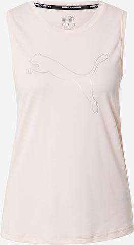 PUMA - Top desportivo em rosa: frente