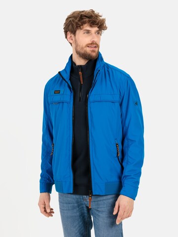 CAMEL ACTIVE Leichter Blouson aus recyceltem Polyester in Blau: predná strana