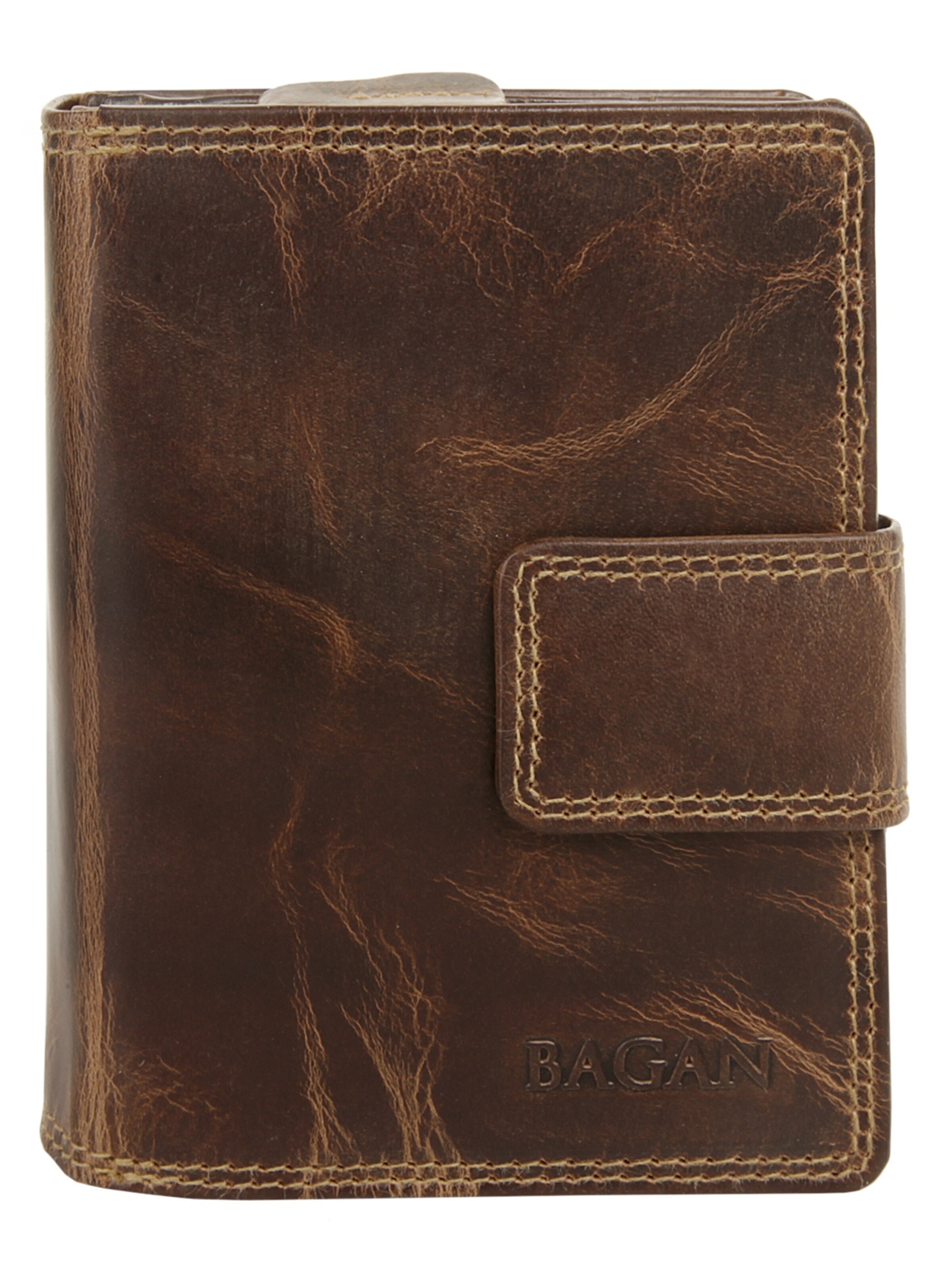 Bagan Wallet in Brown: front