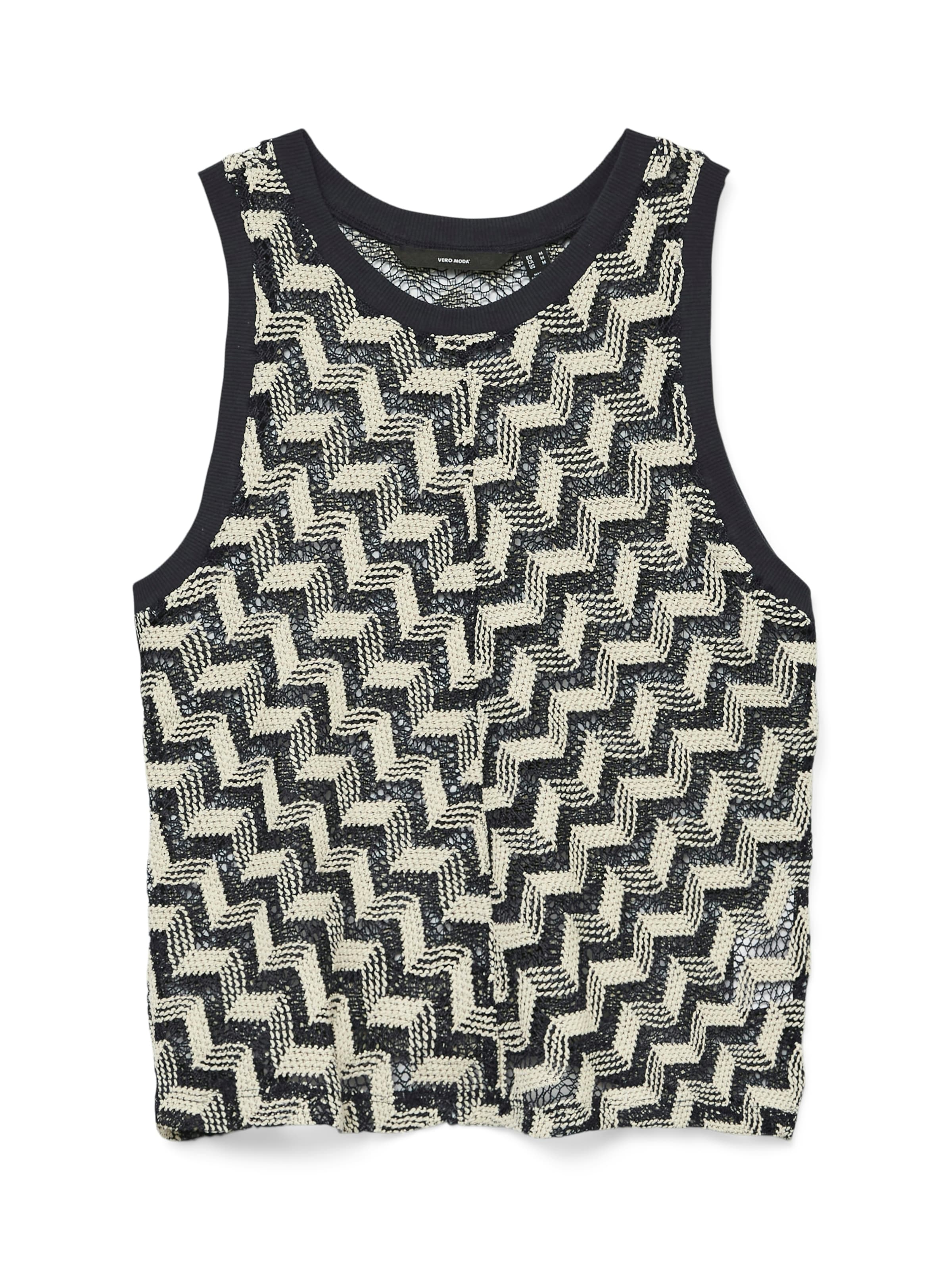 VERO MODA Πλεκτό τοπ 'VMTIKKA' σε μπλε: μπροστά