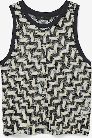 mėlyna VERO MODA Megzta palaidinė be rankovių 'VMTIKKA': priekis