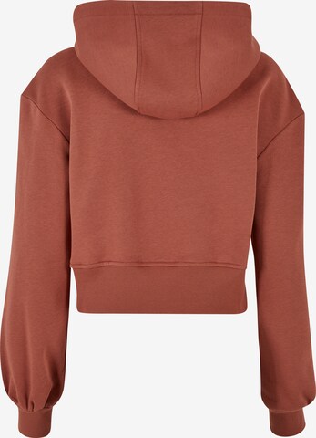 Urban Classics Zip-Up Hoodie in Red