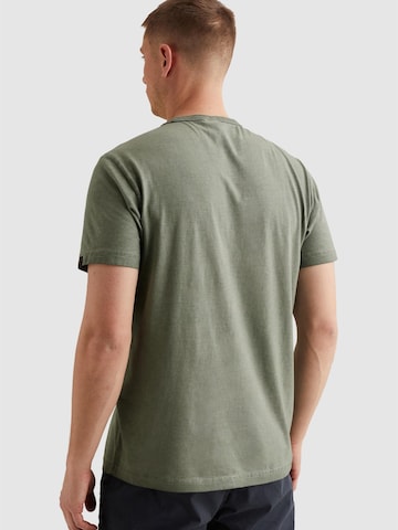 Maglietta 'T-shirt in jersey with rugged artwork on the chest' di PME Legend in verde