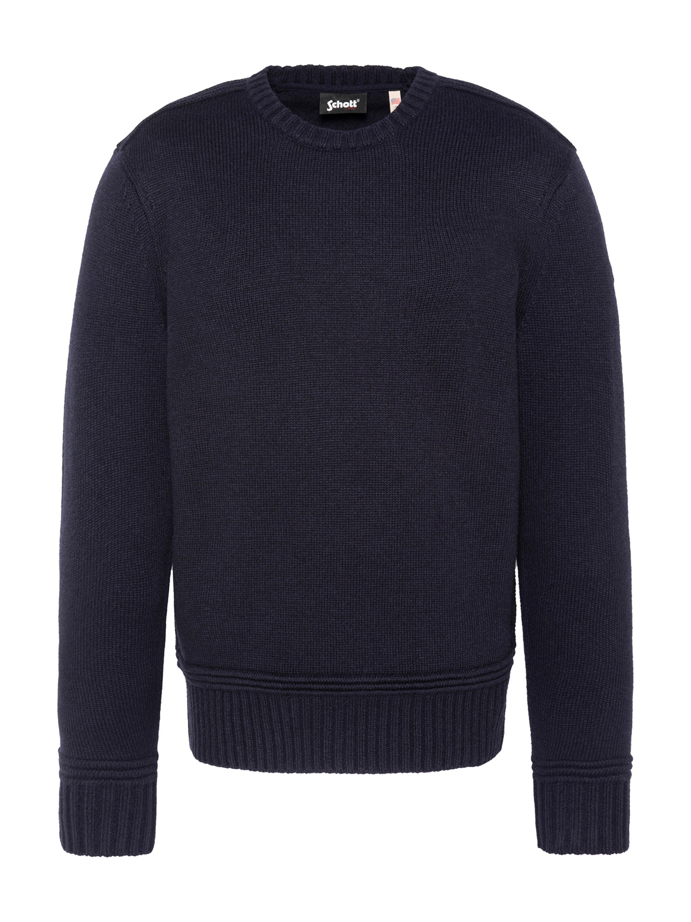 Pull-over Schott NYC en bleu : devant