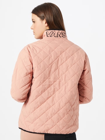 VANS QUILTED V MOCK ANORAK in Pink