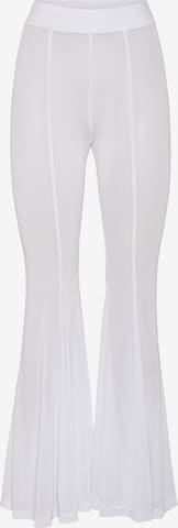 LSCN by LASCANA Flared Hose in Weiß: Vorderseite