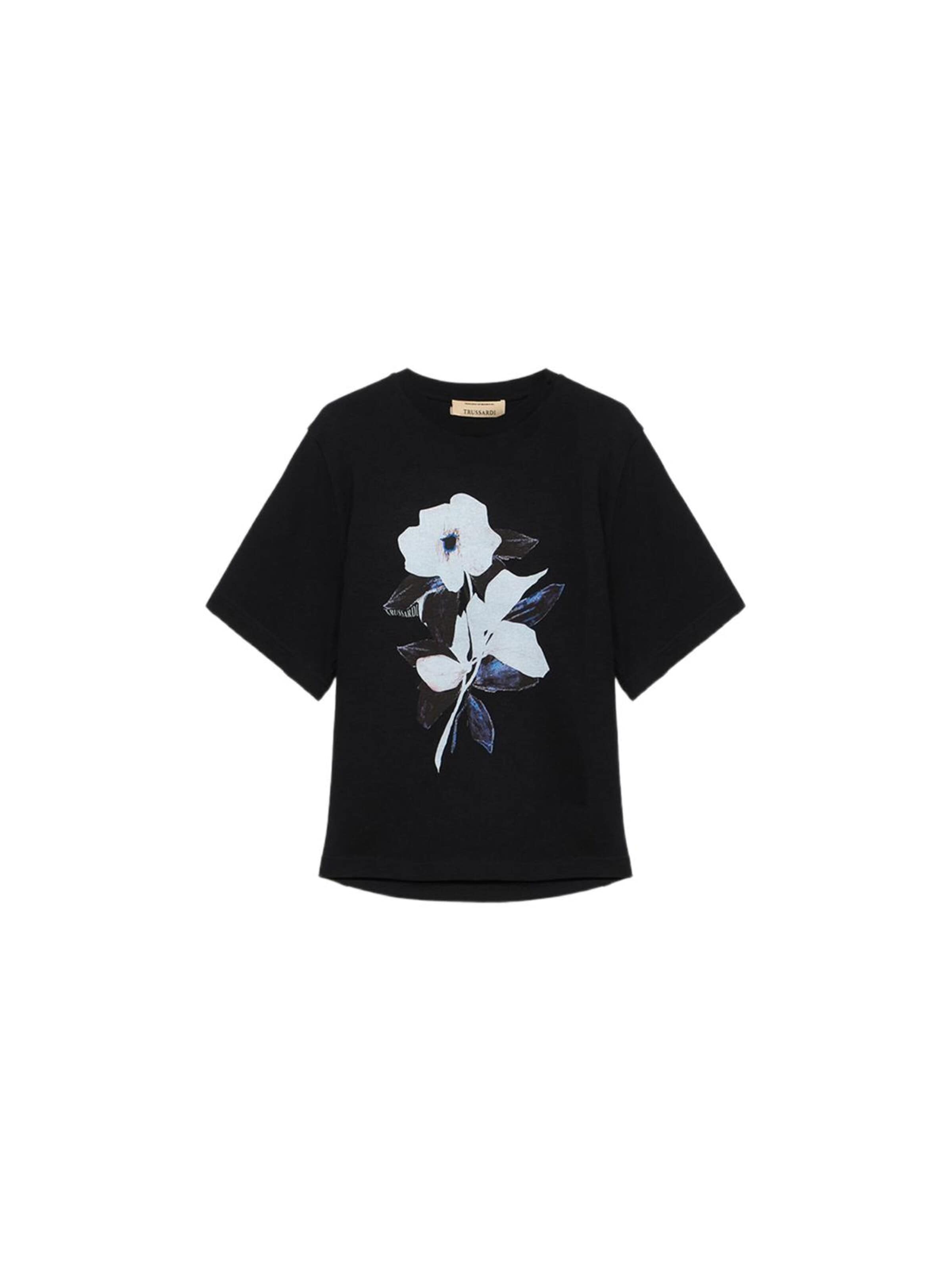 Trussardi Shirt in Zwart: voorkant