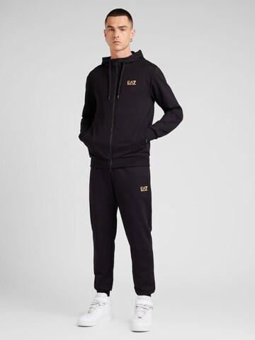 EA7 Emporio Armani Sweat suit in Black: front