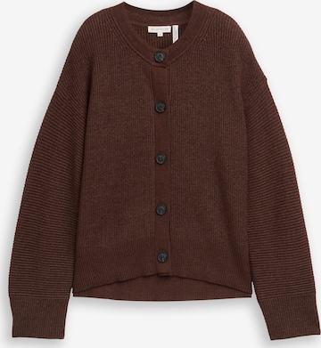 TOM TAILOR Strickjacke in Braun: Vorderseite