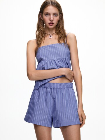 Pull&Bear Loose fit Trousers in Blue