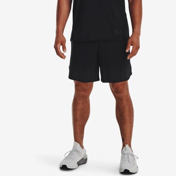 UNDER ARMOUR Regular Sportshorts 'Armour Peak' in Schwarz: predná strana