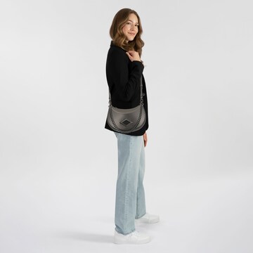 REPLAY Crossbody bag in Grey: front