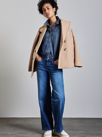 STREET ONE Bluse in Blau