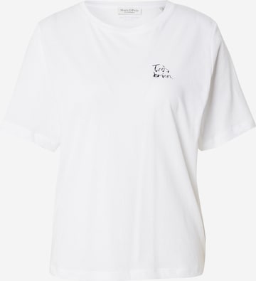 balts Marc O'Polo T-Krekls: no priekšpuses