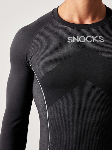 SNOCKS Base Layer in Schwarz
