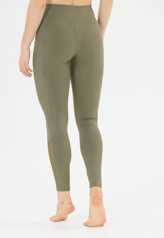 Athlecia Slimfit Tights 'Elli V2' in Grün