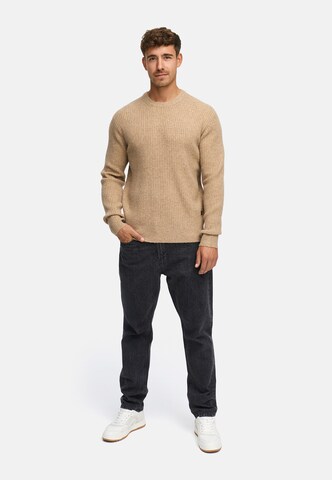 INDICODE JEANS Trui 'INPeace' in Beige