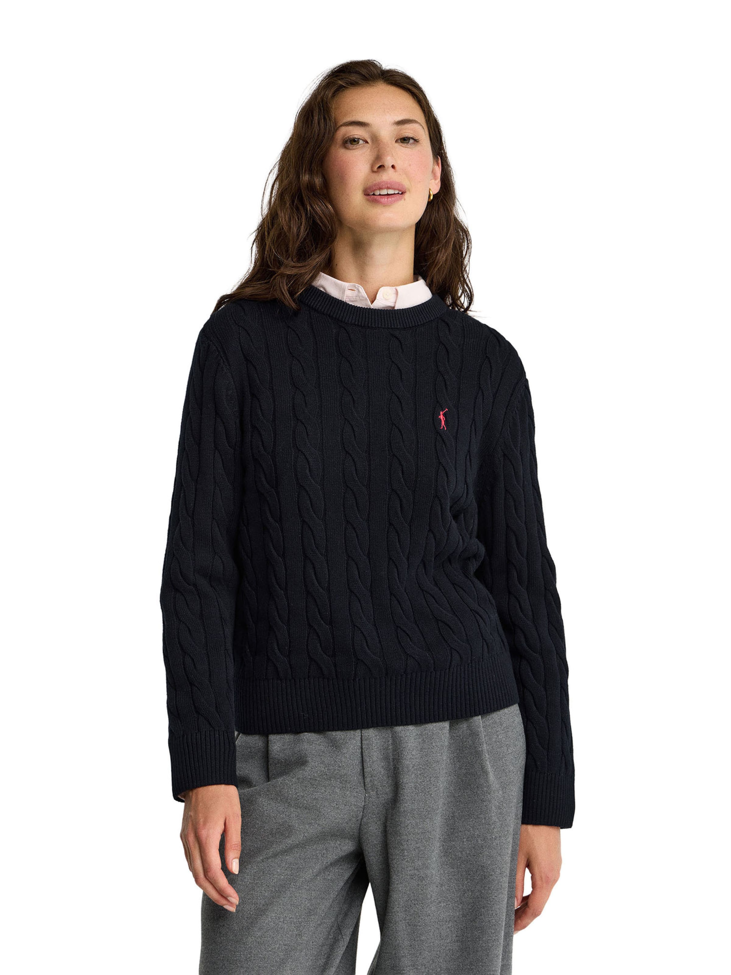 Polo Club Pullover ' RIGBY ' in Blau: Vorderseite