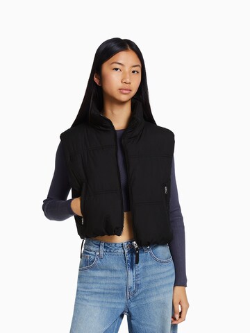 Bershka Bodywarmer in Zwart: voorkant