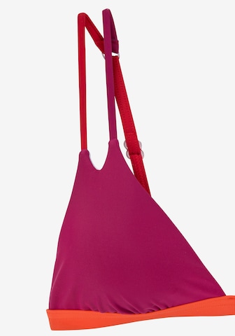 s.Oliver Trójkąt Góra bikini 'Yella' w kolorze fioletowy