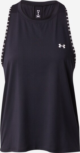 UNDER ARMOUR Sports Top 'Knockout Novelty' in Black / White, Item view
