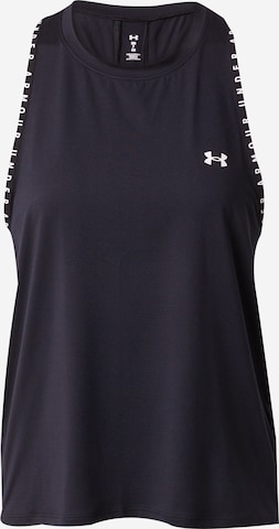 Top sportivo 'Knockout Novelty' di UNDER ARMOUR in nero: frontale