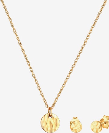 ELLI Jewelry Set 'Geo' in Gold: front