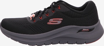 SKECHERS Platform trainers in Black: front