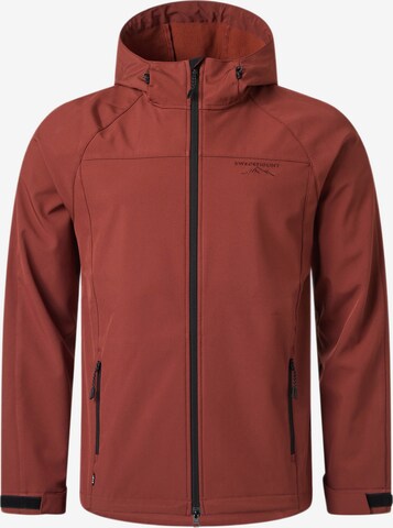 SWEDEMOUNT Outdoorjacke 'Tromsö' in Braun: Vorderseite