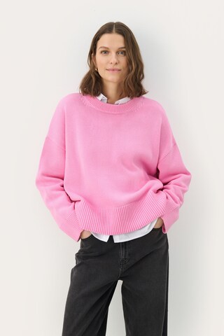 Part Two Pullover i overstørrelse 'Serafine' i pink: forside