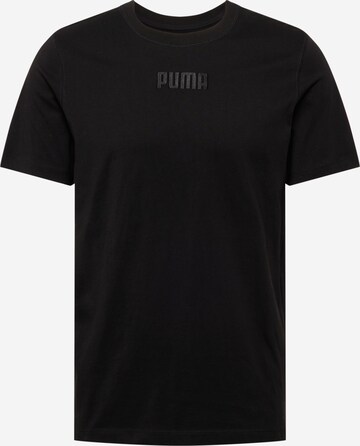 T-Shirt PUMA en noir : devant