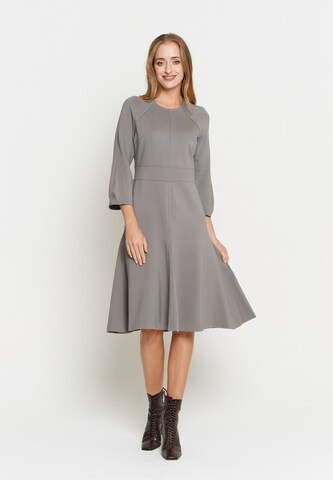 Madam-T Dress 'Charlota' in Grey: front