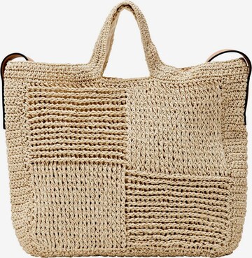 Sac de plage ESPRIT en beige : devant