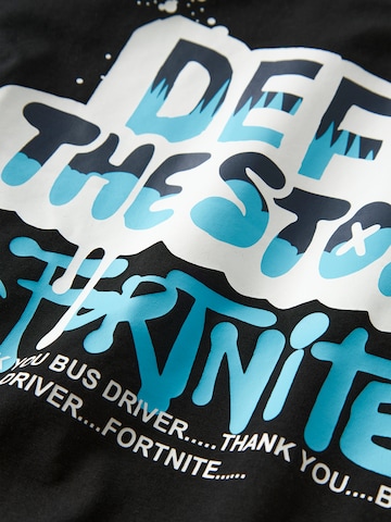 NAME IT T-shirt 'NKMMod Fortnite' i svart