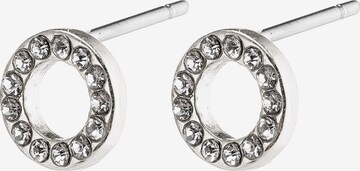 Boucles d'oreilles 'Tessa' Pilgrim en argent : devant