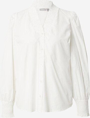 Fransa Blouse in White: front