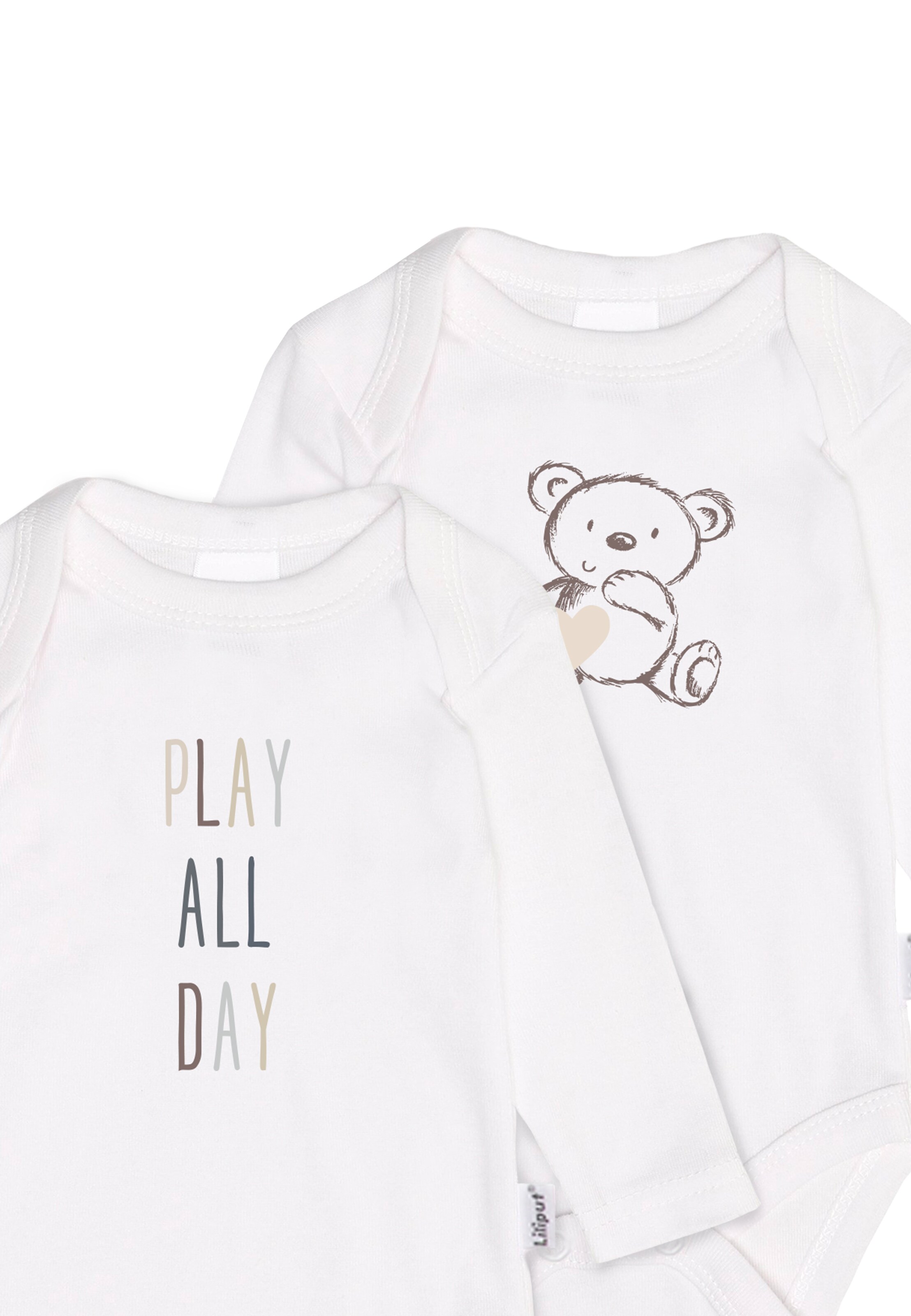 LILIPUT Romper/Bodysuit 'Play all day' in White