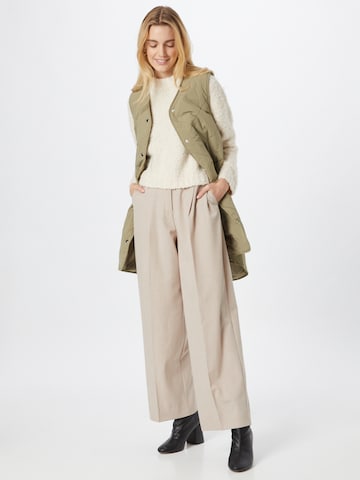 Loosefit Pantaloni con pieghe di Samsøe Samsøe in beige